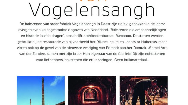 ‘Bakstenen van Vogelensangh’ in ArchitectuurNL
