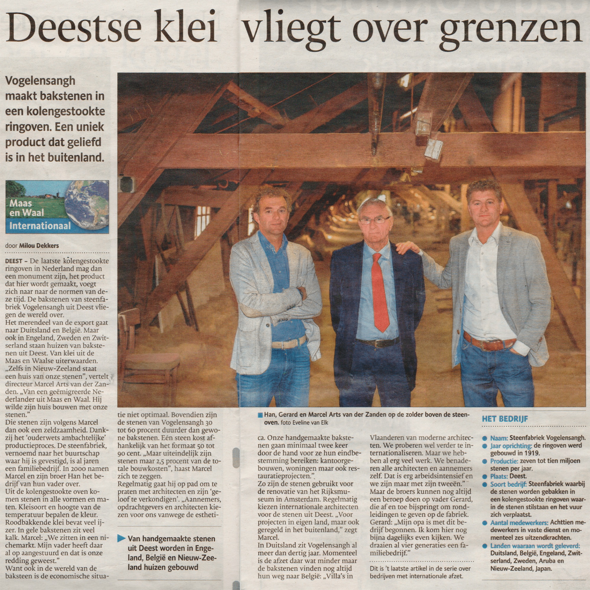 Deestse klei vliegt over grenzen